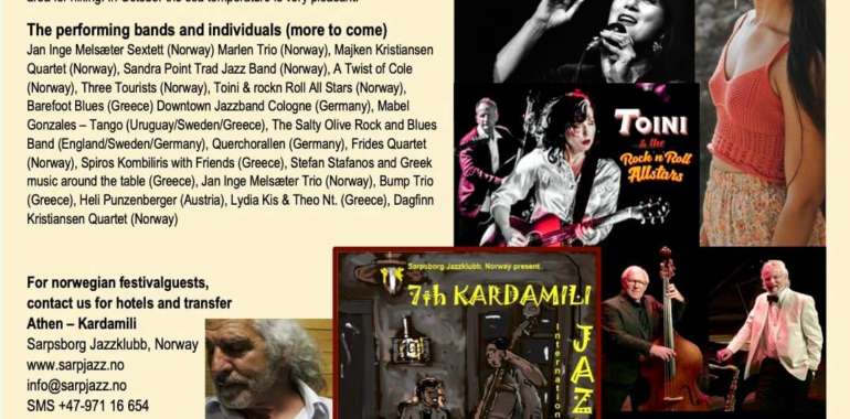 Kardamili International Jazz Festival October 2021