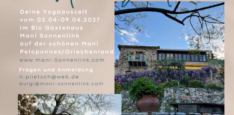 Yoga Retreat 02.04.-09.04.2027