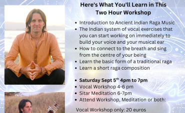 Meditation Workshop by Prosad Freeman